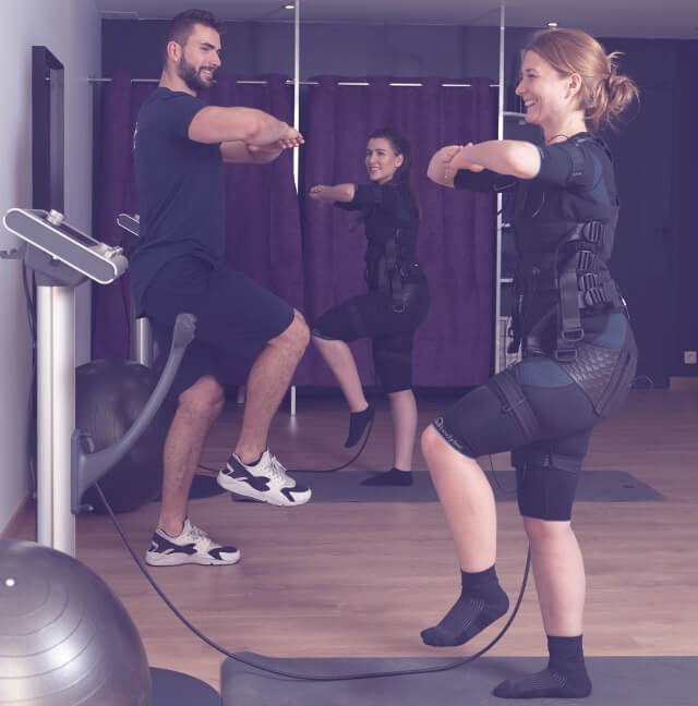 Seance Mihabodytec entre copines avec un coach certifié EMS