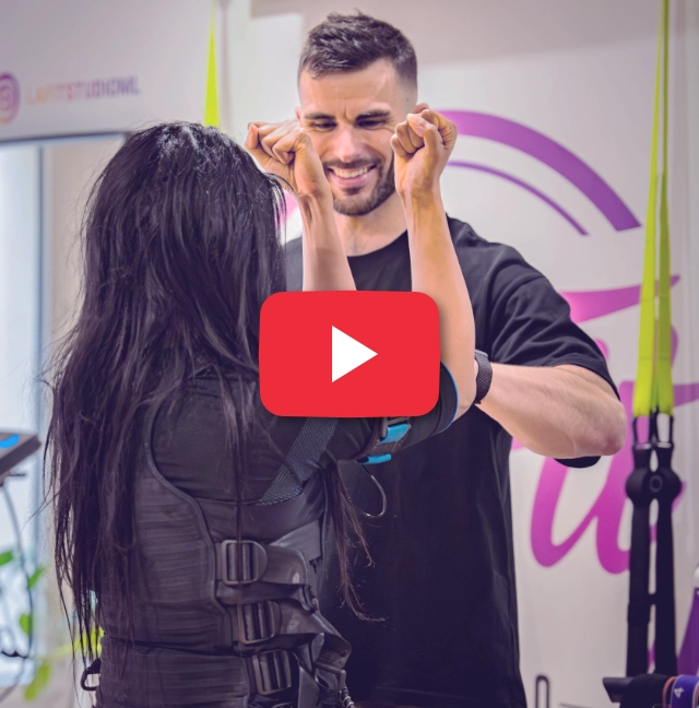 Séance coaching couple électrostimulation avec Mihabodytec